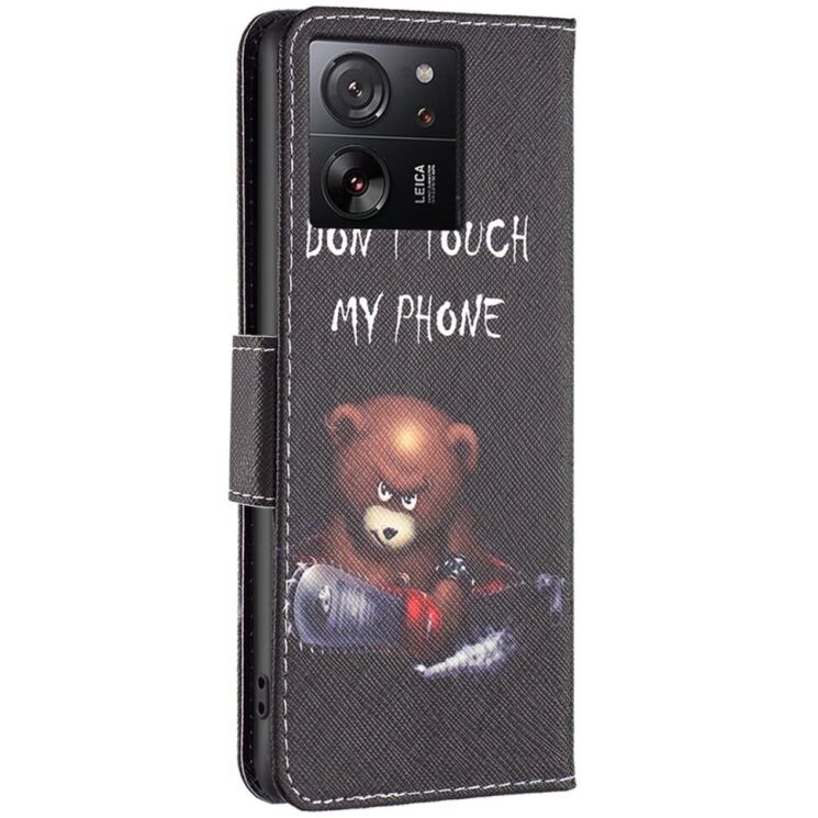 Чехол-книжка Deexe Color Wallet для Xiaomi 13T / 13T Pro - Bear: фото 4 из 8