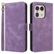 Чехол-книжка Deexe Delta Book для Motorola Edge 50 Ultra - Purple (354001V)