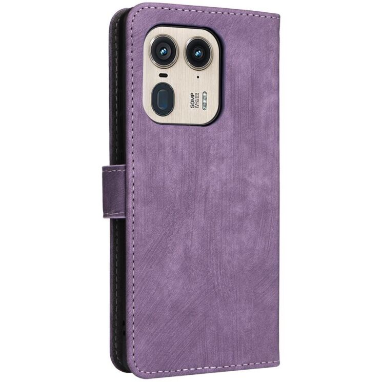 Чехол-книжка Deexe Delta Book для Motorola Edge 50 Ultra - Purple: фото 6 из 7
