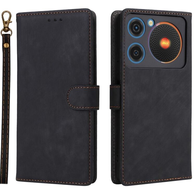 Чехол-книжка Deexe Delta Book для ZTE Nubia Music - Black: фото 1 из 7