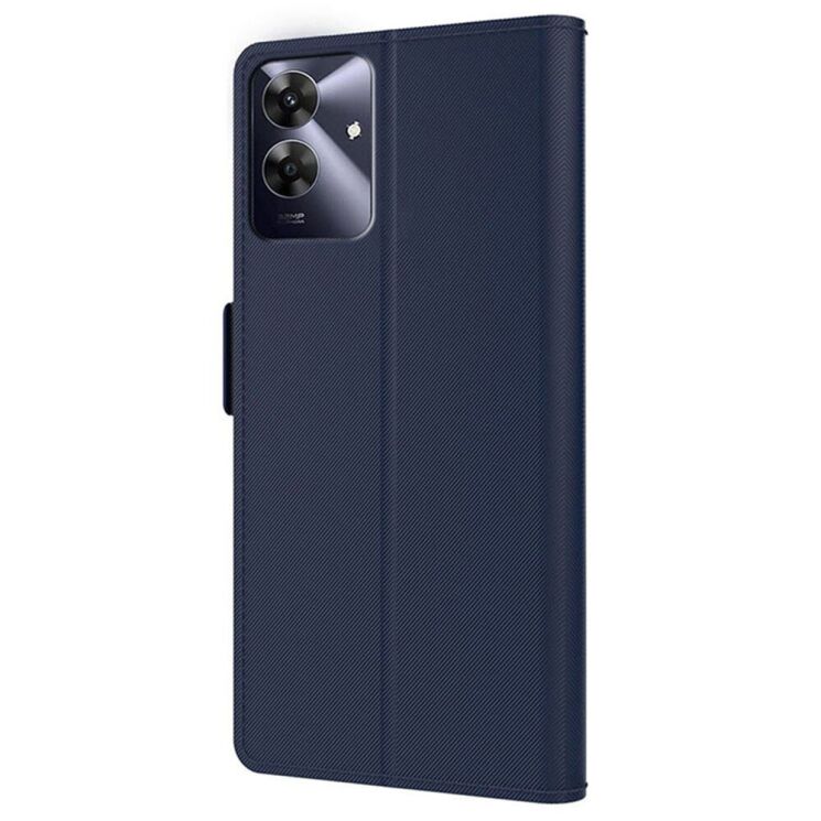 Чехол-книжка Deexe Eclipse Wallet для Realme Note 60 - Blue: фото 4 из 10