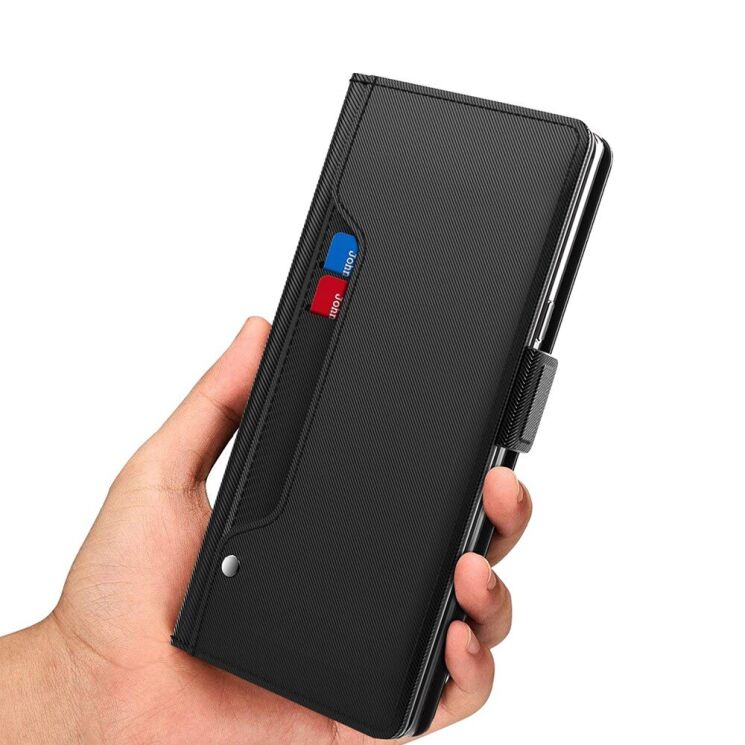 Чехол-книжка Deexe Eclipse Wallet для Realme Note 60 - Black: фото 9 из 10