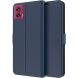 Чехол-книжка Deexe Faro Wallet для Motorola Edge 50 Fusion - Blue (354224L). Фото 1 из 7