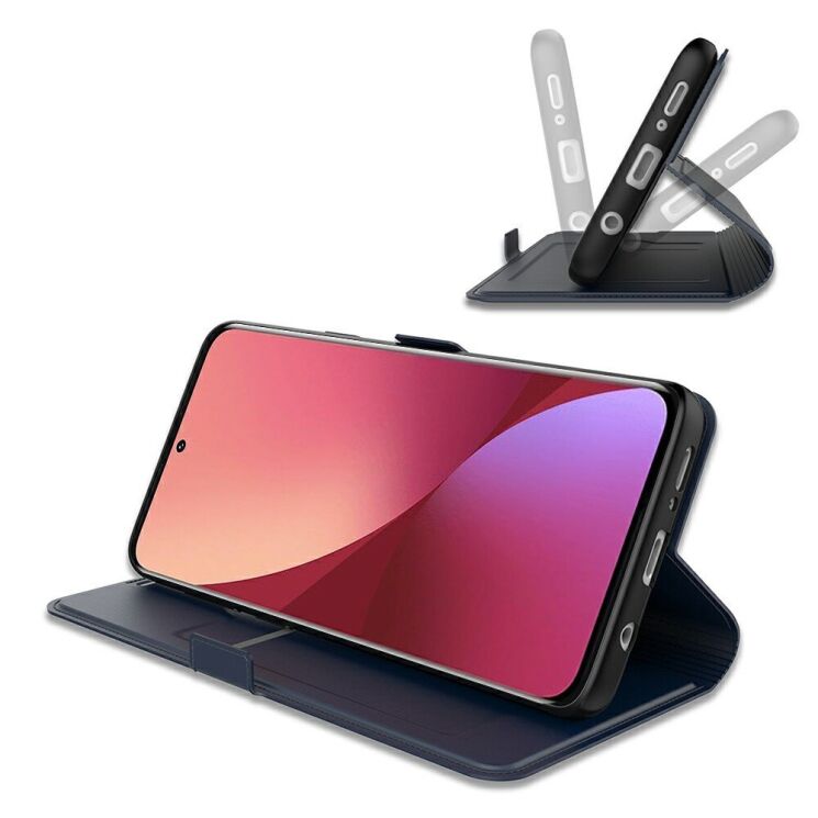 Чехол-книжка Deexe Faro Wallet для Xiaomi Redmi Note 14 5G - Blue: фото 4 из 7