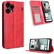 Чохол-книжка Deexe Retro Style для Nothing Phone (3a) Lite - Red (405402R). Фото 2 з 21