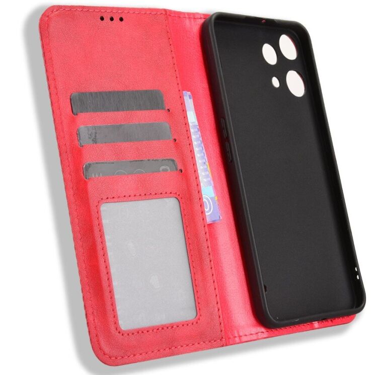 Чохол-книжка Deexe Retro Style для Nothing Phone (3a) Lite - Red (405402R) Чохол-книжка Deexe Retro Style для Nothing Phone (3a) Lite - Red: фото 5 з 21