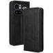 Чехол-книжка Deexe Retro Style для Nothing Phone (4a) Pro - Black (411405B). Фото 1 из 19
