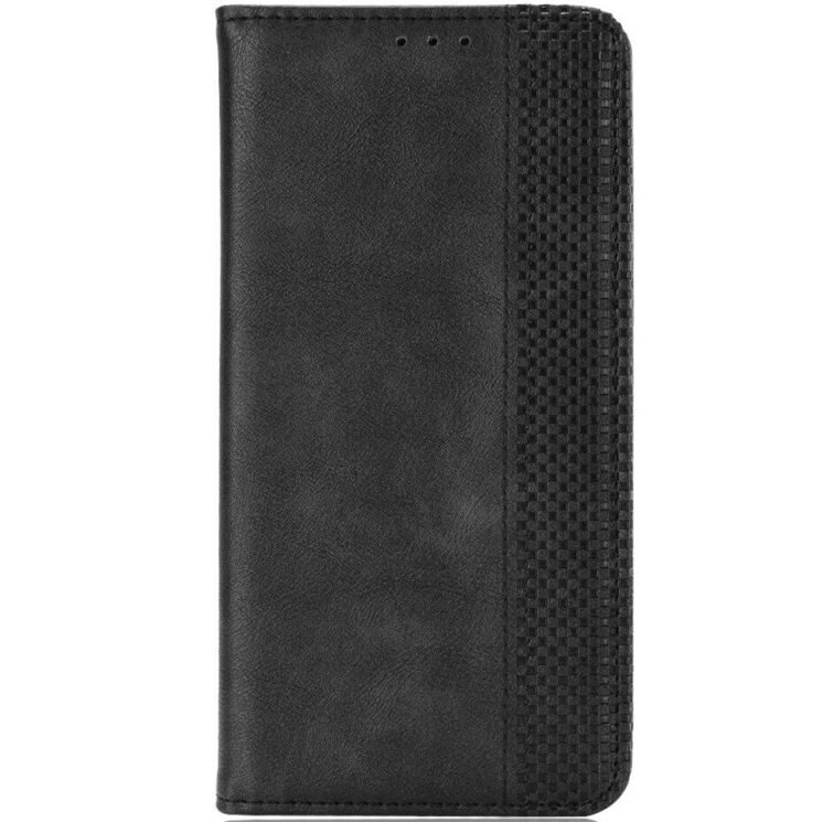 Чехол-книжка Deexe Retro Style для TECNO Camon Slim - Black (433002B) Чехол-книжка Deexe Retro Style для TECNO Camon Slim - Black: фото 2 из 17