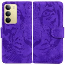 Чехол-книжка Deexe Tiger для Realme C75 - Purple: фото 1 из 7