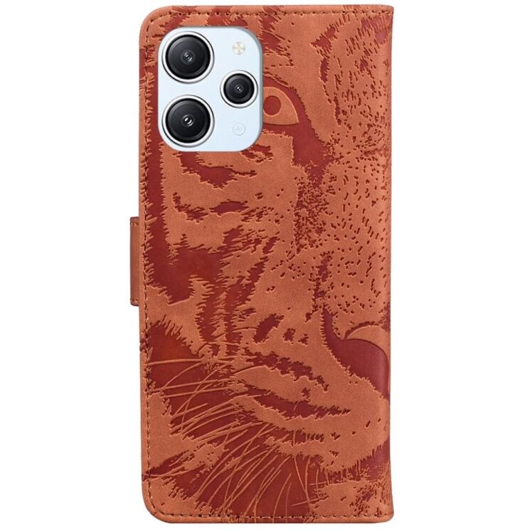 Чохол-книжка Deexe Tiger для Xiaomi Redmi 12 - Brown: фото 6 з 7