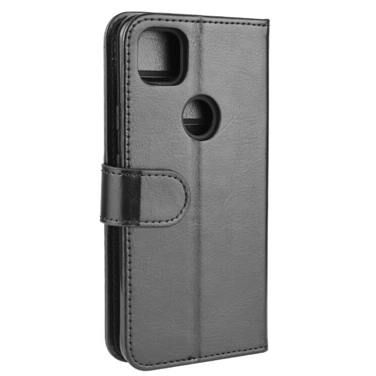 Класичний чохол-книжка Deexe Wallet Style для Google Pixel 4A - Black: фото 8 з 8