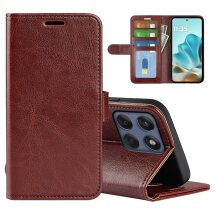Чехол-книжка Deexe Wallet Style для Motorola Edge 60 / Edge 60 Fusion - Brown: фото 1 из 9