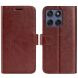 Чехол-книжка Deexe Wallet Style для Motorola Edge 60 / Edge 60 Fusion - Brown (379643Z). Фото 4 из 9