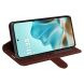 Чехол-книжка Deexe Wallet Style для Motorola Edge 60 / Edge 60 Fusion - Brown (379643Z). Фото 3 из 9