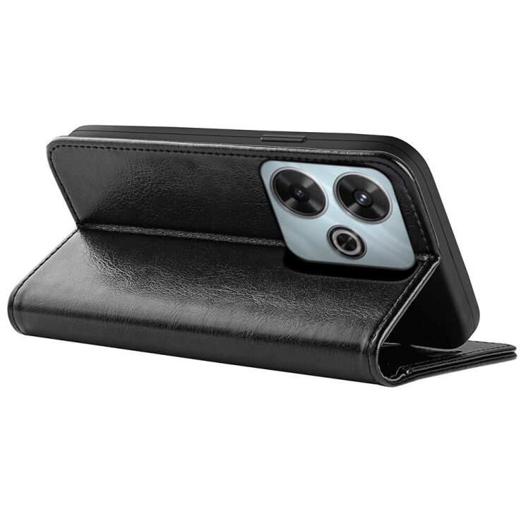 Чехол-книжка Deexe Wallet Style для Xiaomi Redmi 13 - Black: фото 4 из 7