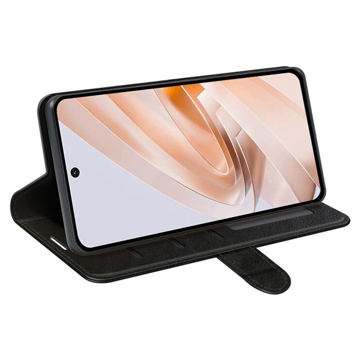 Чехол-книжка Deexe Wallet Style для Xiaomi Redmi 13 - Black: фото 3 из 7