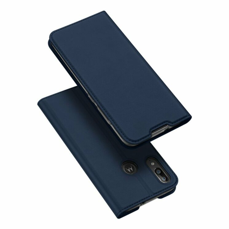 Чехол-книжка DUX DUCIS Skin Pro для Motorola E6 Plus (XT2025) - Blue: фото 2 из 17