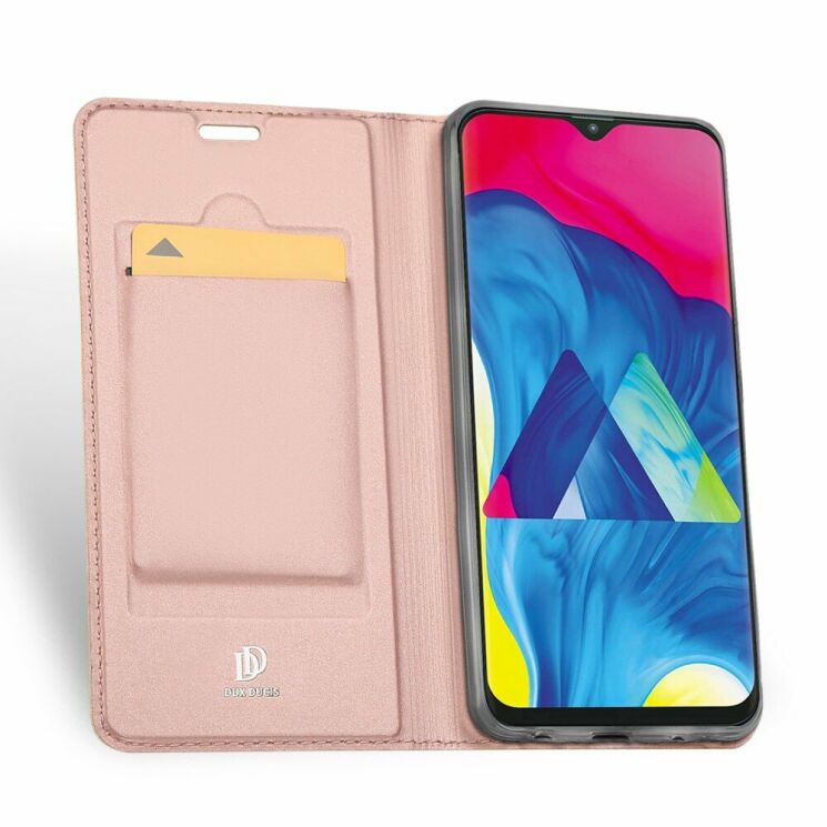 Чехол-книжка DUX DUCIS Skin Pro для Samsung Galaxy M10 - Rose Gold: фото 3 из 19