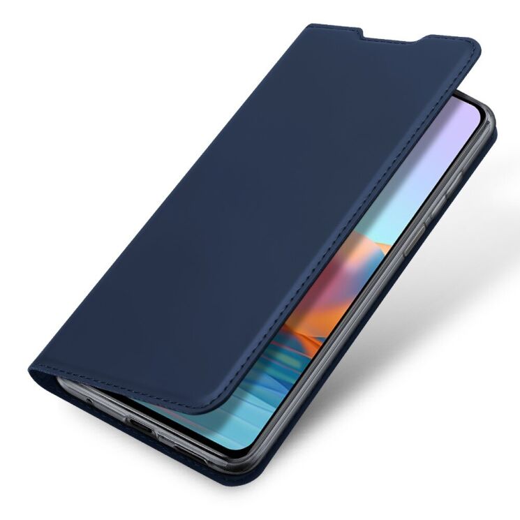 Чехол-книжка DUX DUCIS Skin Pro для Xiaomi Redmi Note 10 Pro - Blue: фото 3 из 15