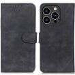 Чехол-книжка KHAZNEH Retro Wallet для Apple iPhone 15 Pro Max - Black (329245B)