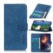 Чехол-книжка KHAZNEH Retro Wallet для Motorola Edge 20 Pro - Blue (288803L). Фото 1 из 11