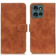 Чехол-книжка KHAZNEH Retro Wallet для Motorola Edge 50 - Brown (368505Z)