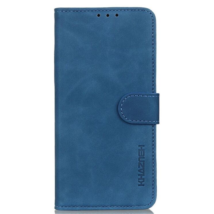 Чехол-книжка KHAZNEH Retro Wallet для Xiaomi Redmi Note 14S - Blue: фото 4 из 8