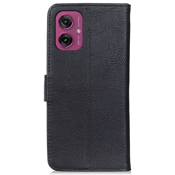 Чохол-книжка KHAZNEH Wallet Cover для Motorola Moto G55 - Black: фото 6 з 8