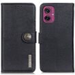 Чохол-книжка KHAZNEH Wallet Cover для Motorola Moto G55 - Black (366117B)