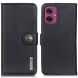 Чохол-книжка KHAZNEH Wallet Cover для Motorola Moto G55 - Black (366117B). Фото 1 з 8