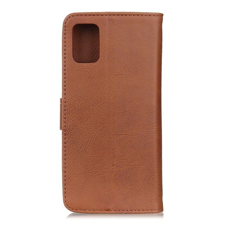 Чохол-книжка із застібкою KHAZNEH Wallet Cover для Realme 7 Pro - Light Brown: фото 3 з 10