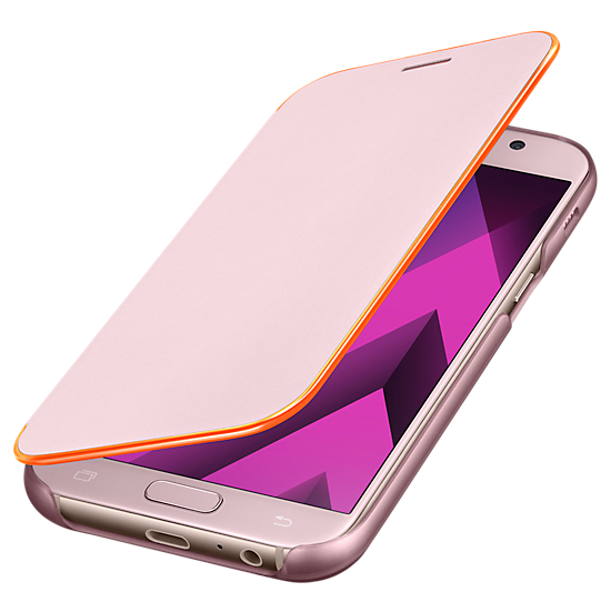 Чехол-книжка Neon Flip Cover для Samsung Galaxy A5 2017 (A520) EF-FA520PPEGRU - Pink: фото 4 из 7
