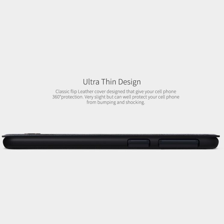 Чехол-книжка NILLKIN Qin Series для Samsung Galaxy A40 (А405) - Brown: фото 7 из 14