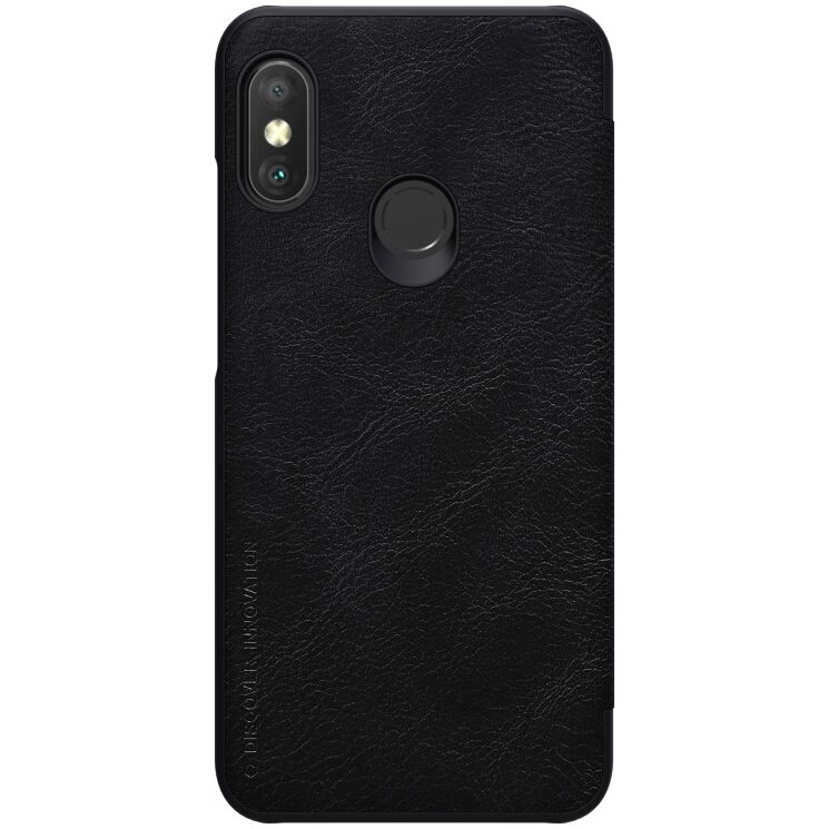 Чехол-книжка NILLKIN Qin Series для Xiaomi Redmi 6 Pro / Mi A2 Lite - Black: фото 3 из 17