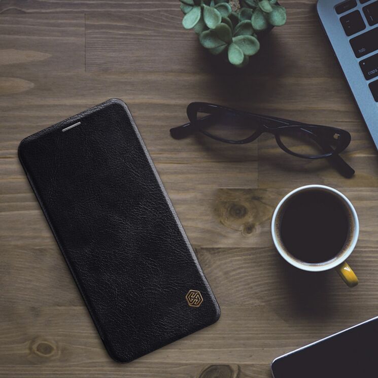 Чехол-книжка NILLKIN Qin Series для Xiaomi Redmi 6 Pro / Mi A2 Lite - Black: фото 7 из 17