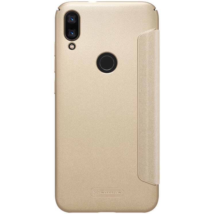 Чехол-книжка NILLKIN Sparkle Series для Xiaomi Mi Play - Gold: фото 2 из 14