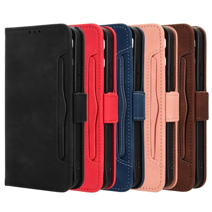 Чехол-книжка с карманами Deexe Wallet Stand для Infinix Smart 20 - Black: фото 8 из 15