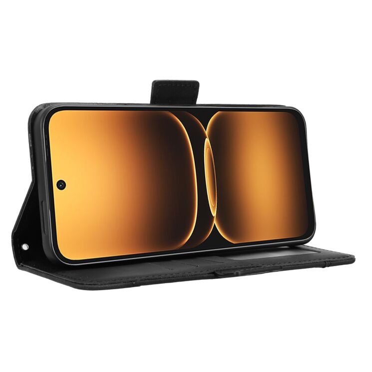 Чехол-книжка с карманами Deexe Wallet Stand для Infinix Smart 20 - Black: фото 5 из 15