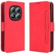 Чохол-книжка з кишеньками Deexe Wallet Stand для Xiaomi Redmi Note 15 Pro Plus / Poco M8 Pro 5G - Red (404716R)