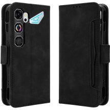 Чехол-книжка с карманами Deexe Wallet Stand для ZTE Nubia Neo 5 GT - Black: фото 1 из 16