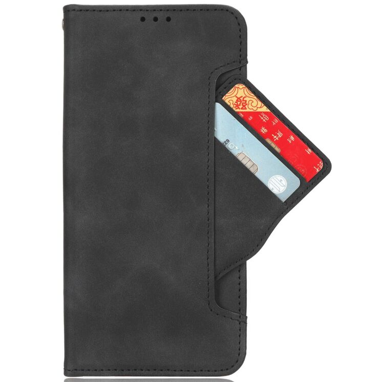 Чехол-книжка с карманами Deexe Wallet Stand для ZTE Nubia Neo 5 GT - Black: фото 3 из 16