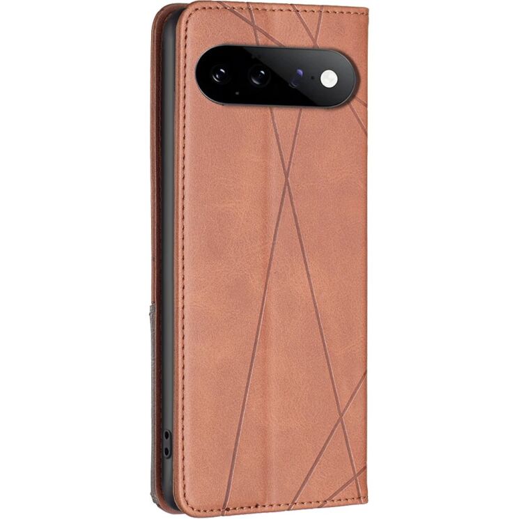 Чехол-книжка с карманами UniCase Geometric Pattern для Google Pixel 11 Pro XL - Brown: фото 3 из 12