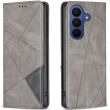 Чехол-книжка с карманами UniCase Geometric Pattern для Samsung Galaxy S26 Plus - Grey (404307H)