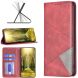 Чехол-книжка с карманами UniCase Geometric Pattern для Xiaomi Redmi Note 15 Pro - Red (405223R). Фото 4 из 10