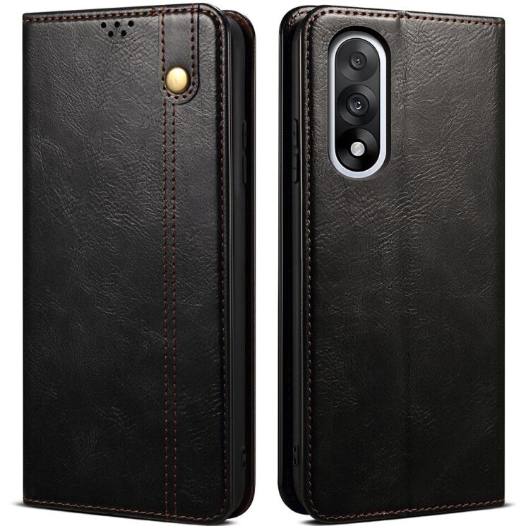Чохол-книжка з кишеньками UniCase Leather Wallet для OnePlus Nord 5 / Ace 5 Ultra - Black: фото 1 з 8