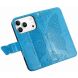 Чохол-книжка з малюнком UniCase Butterfly Pattern для iPhone 18 Pro / 17 Pro - Blue (423624L). Фото 4 з 9