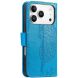 Чохол-книжка з малюнком UniCase Butterfly Pattern для iPhone 18 Pro / 17 Pro - Blue (423624L). Фото 6 з 9