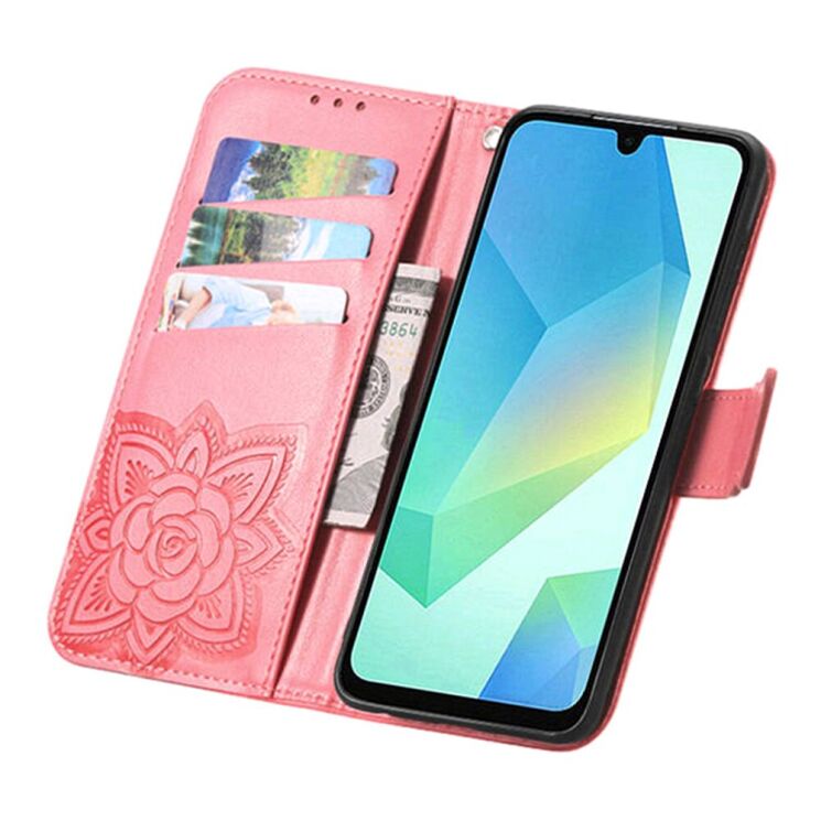 Чохол-книжка з малюнком UniCase Butterfly Pattern для Samsung Galaxy A57 (A576) - Pink: фото 2 з 10