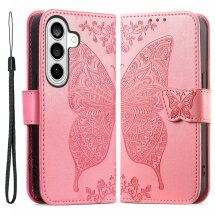 Чехол-книжка с рисунком UniCase Butterfly Pattern для Samsung Galaxy A57 (A576) - Pink: фото 1 из 10