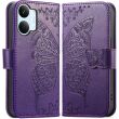 Чехол-книжка с рисунком UniCase Butterfly Pattern для Xiaomi Poco X8 Pro Max - Dark Purple (408933DV)